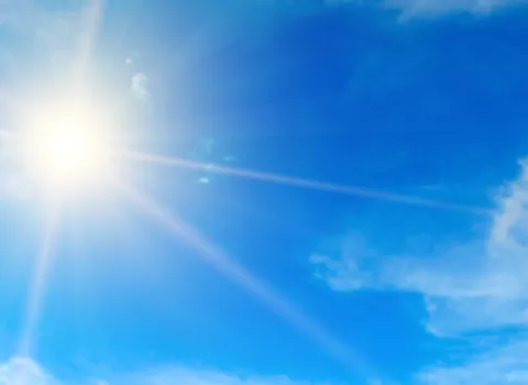 Sonne und Himmel