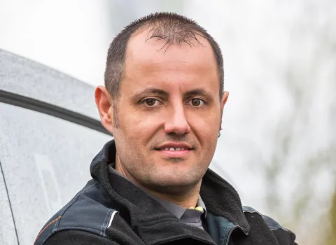 Matthias Tramnitzke, Mitarbeiter der Prehn & von Hoeßlin GmbH & Co. KG in der Kundendienstleitung und als Wärmepumpenexperte.