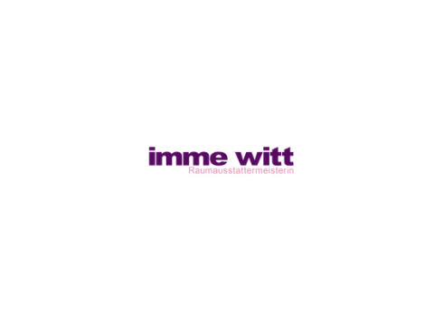 Logo von Imme Witt in violetter und pinker Schrift.