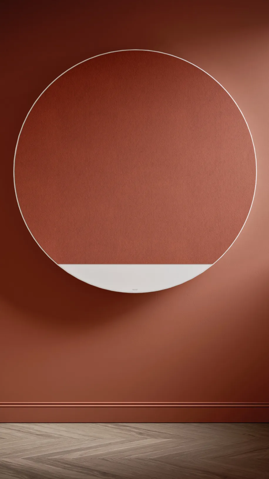 Der Designheizkörper Orimono von Bemm in der Farbe 2N.