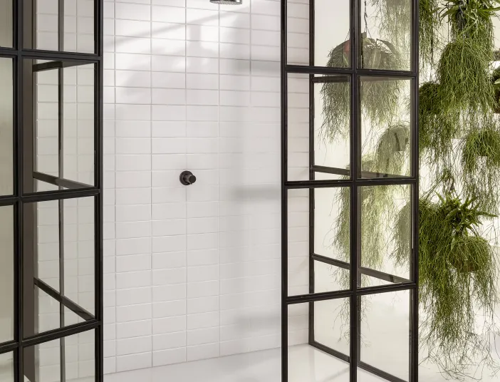 Duschfläche BetteFloor mit Dusche im nostalgie Desing